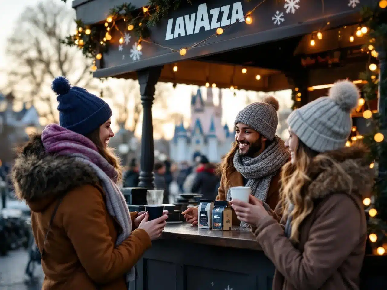 Photo lavazza-dispositif-hivernal-disneyland-paris