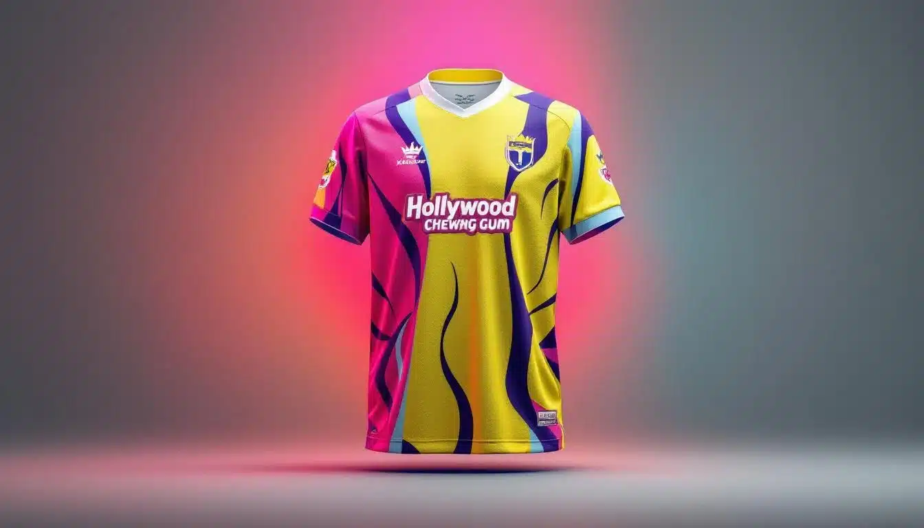 Hollywood Chewing Gum sponsor maillot de la Kings League Crédit Agricole