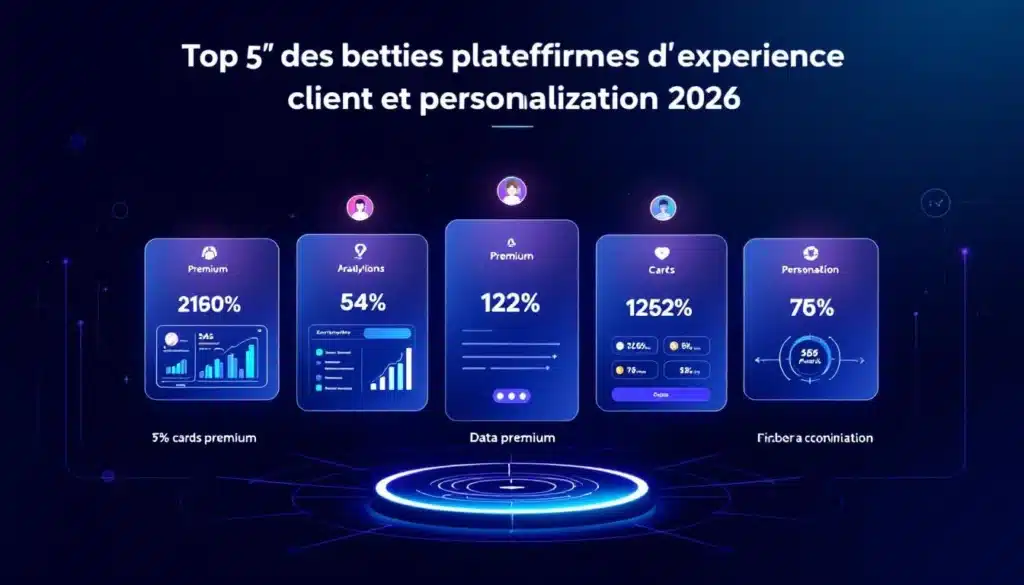 Plateformes expérience client et personnalisation 2026