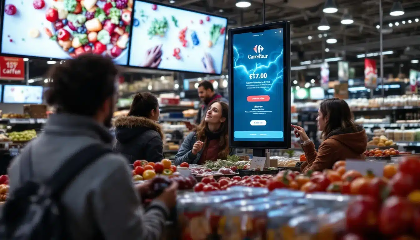 highco dooh carrefour market reseau